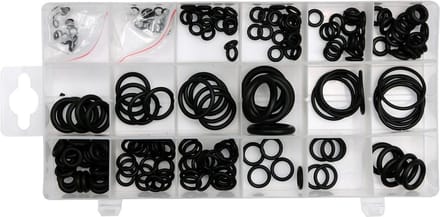 Yato - O-ring Set - 225 Stuks - Verschillende Maten - Chemisch Bestendig