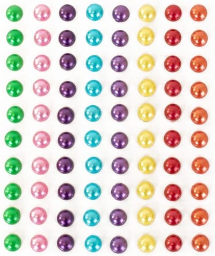 PXP Professional Colours Decoratiestickers rondje pearl 80 stuks