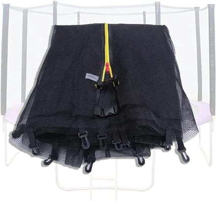 Trampoline veiligheidsnet - Vervangend net - Veilig spelen - Scheurbestendig materiaal - 3.06 meter - Geel