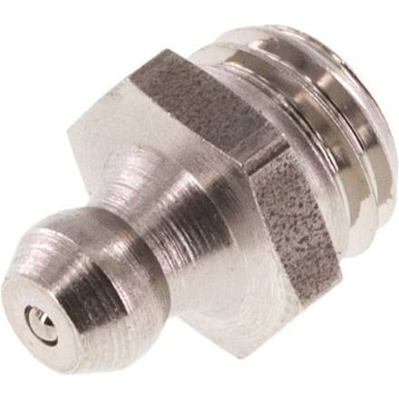 Rechte Smeernippel RVS M10x1.5 DIN 71412 [2 Stuks]