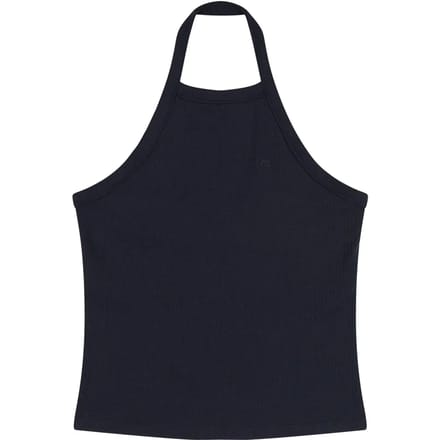 Lee Open Back Halter Mouwloos T-shirt Zwart S Vrouw