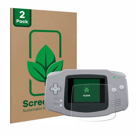 2 Stuks Screenprotector voor Nintendo Gameboy Advance GBA - Hoogwaardige Beschermfolie transparant