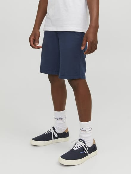 Jack & Jones bermuda jongens - donkerblauw - JPSTdave - maat 170