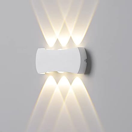 Moderne waterdichte wandlamp voor binnen en buiten - 6W, 3000K warmwit, IP65