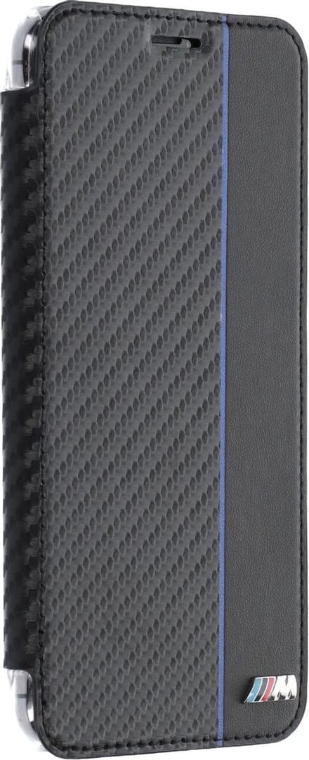 BMW Blauw iPhone Xs Max - Book Case - M Sport Carbon - Met pashouder