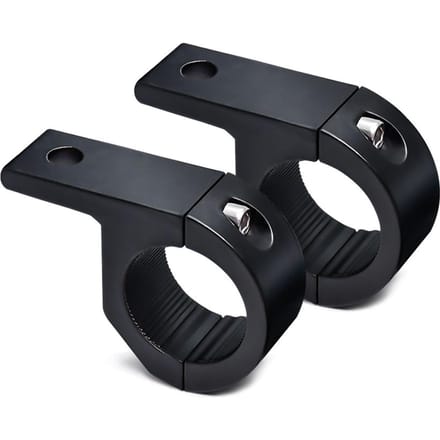 2PCS Light Bar Mounts 0,85-1,29inch Montagebeugel Klem Kits zwart