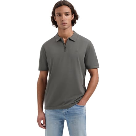 Dstrezzed Ds-dorian Zip Polo Chimera Größe: S | Poloshirts Outlet | Herren