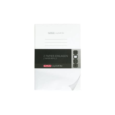 Herlitz my.book schrijfblok & schrift A4 40 vel Zwart, Wit