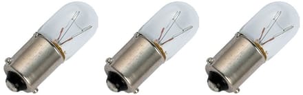 Signaallamp Ba9s 24V 1W - 41 mAh - 3 stuks - T10 Gloeilamp Ø10mm - 28mm - 2500K - Dimbaar