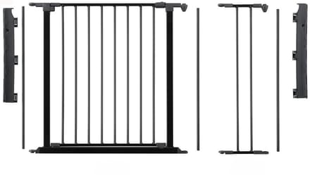 Babydan Flex Traphekje - Overloop - 2 x deur - 184 - 192 cm - Schroefbevestiging - Zwart