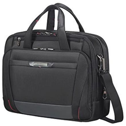Uitbreidbare laptoptas voor 15,6 inch laptops met meerdere vakken