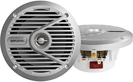 Coaxiale Luidsprekers - Marine Audio - Buiten Geluid - Waterbestendig Ontwerp - 16.5 cm - Zilver