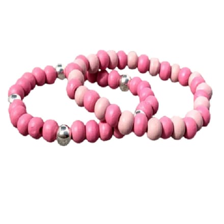 Aanpasbare armband-beads Pink