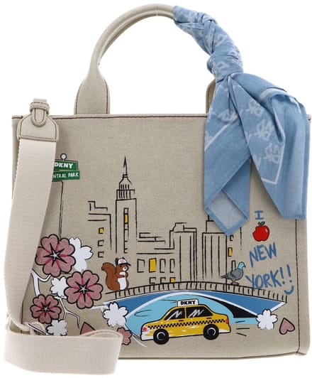 DKNY handtas schoudertas Hadlee Tote Bag LT Tpe / Blk veelkleurig