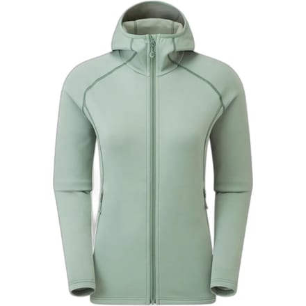 Montane F Fury Hoodie, fleecetrui, dames, groen