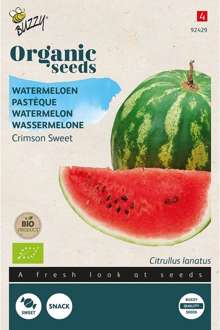 Buzzy® Organic Watermeloenen Crimson Sweet (BIO)