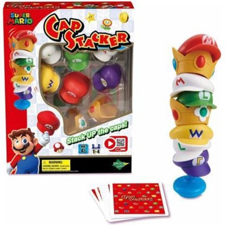 Super Mario Bros Mario Cap Stacker Bord- & kaartspellen Bordspellen
