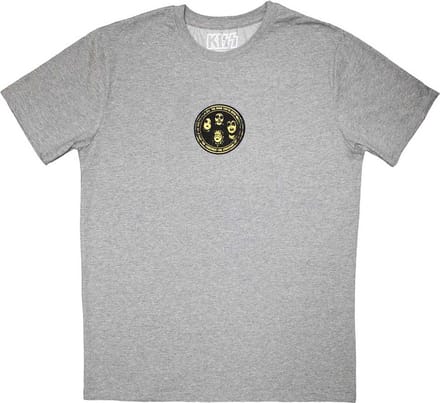 Kiss - Mini Hailing From NYC Logo Heren T-shirt - S - Grijs
