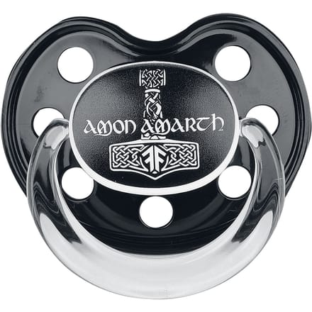 Amon Amarth Metal Kids - Thors Hammer Unisex Speen - zwart - 6-18 Mon.