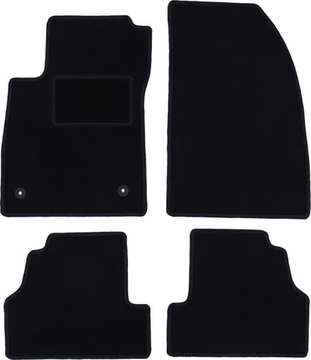 Zwarte velours vloermatten voor: Chevrolet Trax crossover (2013-)