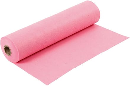 Hobbyvilt, b: 45 cm, dikte 1,5 mm, 5 m, roze