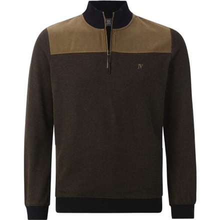 Jan Vanderstorm herren Sweatshirt - 52/54 - zwart - Plus Size