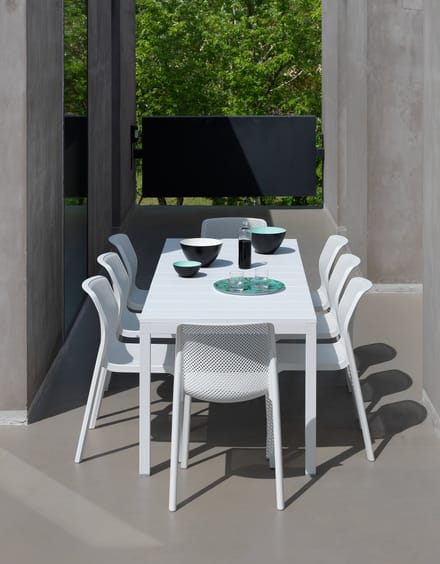 Nardi Rio Uitschuifbare tafel DurelTOP - tortora - Lengte 140 / 210 cm