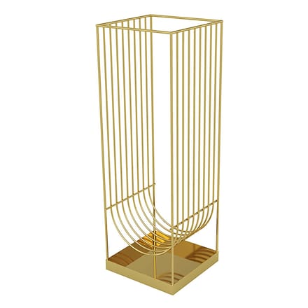 AYTM paraplubak Curva, goudkleurig, hoogte 56 cm, staal