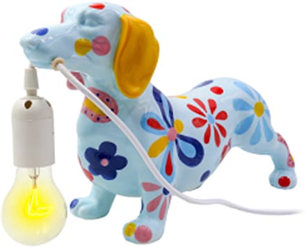 Pomme Pidou Blossom Bliss Lamp Tekkel Frankie Blauw