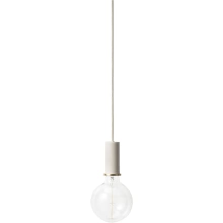 Ferm Living - Socket hanglamp - lichtgrijs - laag - 4 - 6 Wochen