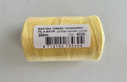 Rijggaren 300m, 100% katoen, geel