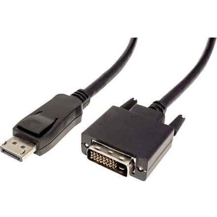 VALUE DisplayPort Kabel DP Male - DVI-D Male, zwart, 1 m