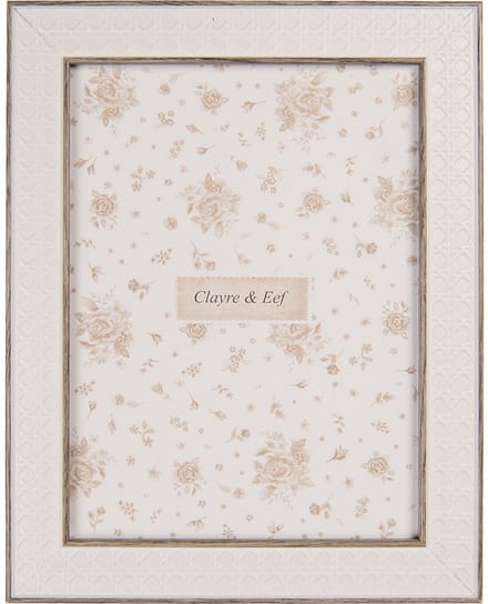 Clayre & Eef Fotolijst 13x18 cm Wit MDF