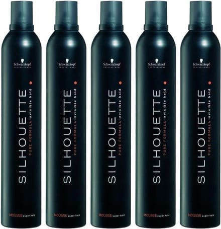 15X Schwarzkopf Silhouette Super Hold Mousse 500ml