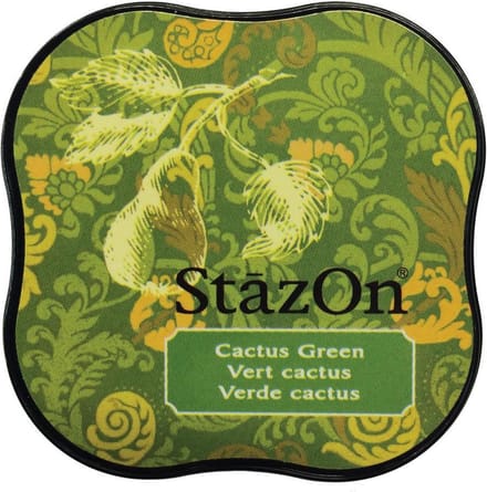 Stazon sneldrogend stempelkussen midi Cactus Green