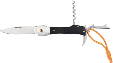 Homey's Ilja Zakmes met kurkentrekker en flessenopener - 11cm - Zwart