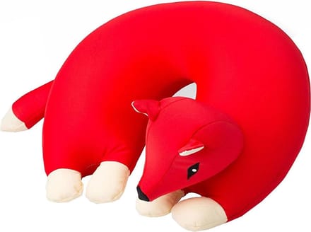 Cuddlebug Nekkussen Fox - 30 X 30 Cm Rood - Kinderen - Knuffel - R pet