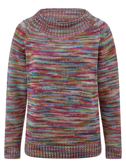 Trui ronde hals Van Inkadoro multicolour