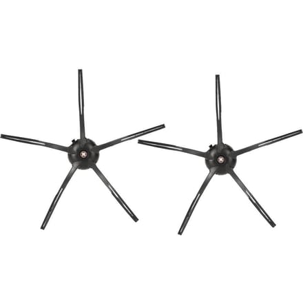 2 Stuks Zijborstel Vervangingsaccessoire voor XIAOMI Roborock S6 S5 E35 E2 Veegrobot Zwart black
