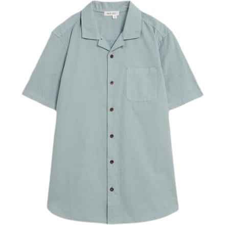 White Stuff Gaddesby Ss Shirt Dusty Blue Größe: S | Casual hemden Outlet | Herren | Blau