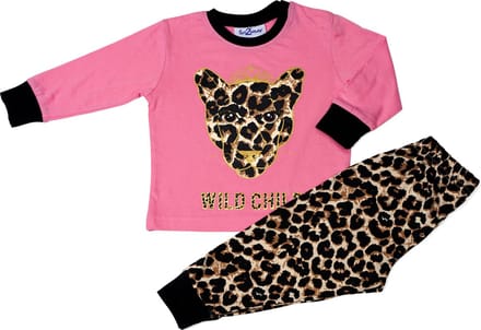 Fun2Wear - Pyjama Wild Child - Roze - Maat 98 - Meisjes