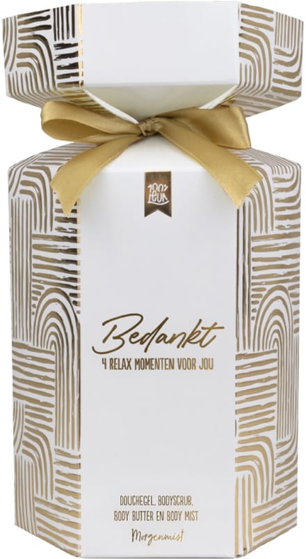 100%LEUK - Cadeaupakket - Bedankt