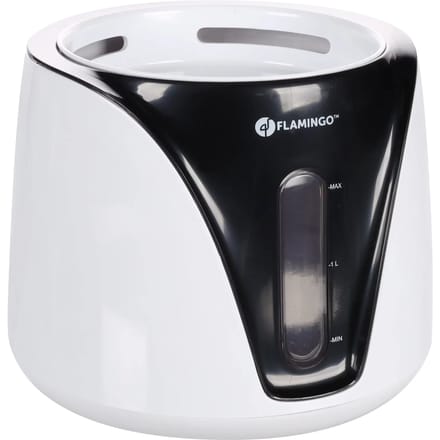 Flamingo Drinkfontein - Adriana - Zwart/Wit - 2l