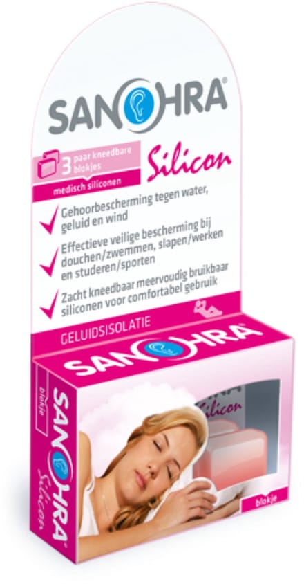 Sanohra oordop silicon 6 st