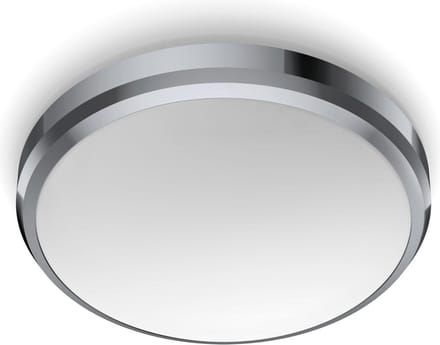 Philips Doris badkamerplafonnière - chroom - klein - 6 W