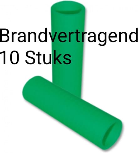 Serpentine BRANDVERTRAGEND Groen, 10 rolletjes, Carnaval, Verjaardag, Horeca, Papier
