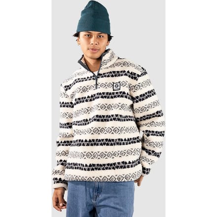 Vissla Hiking Ice Sherpa II Half-Zip Fleece Trui wit