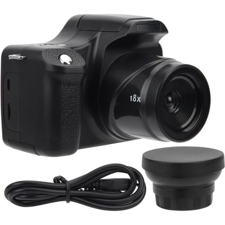 3.0 inch LCD-scherm 18x zoom HD SLR-camera Draagbare digitale camera met lange brandpuntsafstand(Standaard breed wit