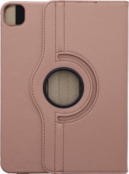 LuxeBass Apple iPad Pro 11 2020 Draaibaar Hoes 360 Rotating Multi stand Case - cover - Rose Goud