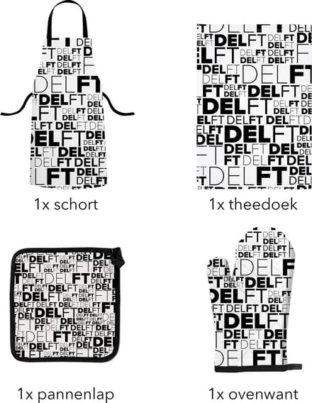 Delft keukentextiel voordeelpakket - Souvenirs Nederland